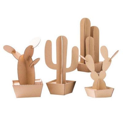 Mexican Theme Party Decorations, Cactus Craft, Creative School Project Ideas, Western Theme Party, Window Display Design, Cactus Diy, Cardboard Art, Budget Home, Home Diy Projects