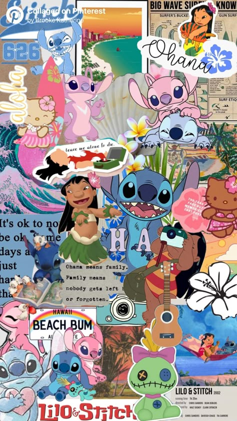 Stich And Lilo Wallpaper, Stitch Surfing Wallpaper, Lilo And Stitch Wallpaper Ipad, Lilo And Stitch Collage, Purple Stitch Wallpaper, Stitch Ipad Wallpaper, Lilo And Stitch Wallpaper Aesthetic, Lilo And Stitch Wallpaper Iphone, Stitch Wallpaper Ipad