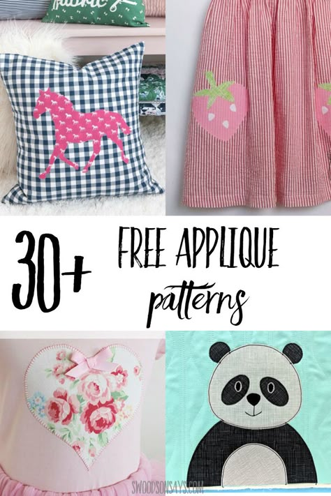 Applique Templates Free, Machine Applique Tutorials, Free Applique Patterns, Baby Applique, Sewing Machine Quilting, Applique Tutorial, Free Pdf Sewing Patterns, Applique Quilt Patterns, Applique Templates