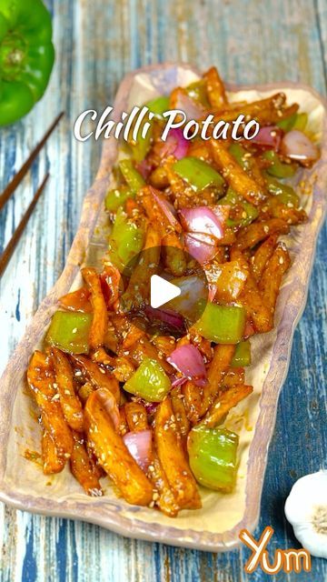 Yum on Instagram: "Chilli Potato 

#reels #chilli #potato #tasty" Chilli Potato Recipes, Chilli Potato, Potato Snacks, Chilli Recipes, Potato Recipe, Potato Recipes, Yum Yum, Afternoon Tea, Potato