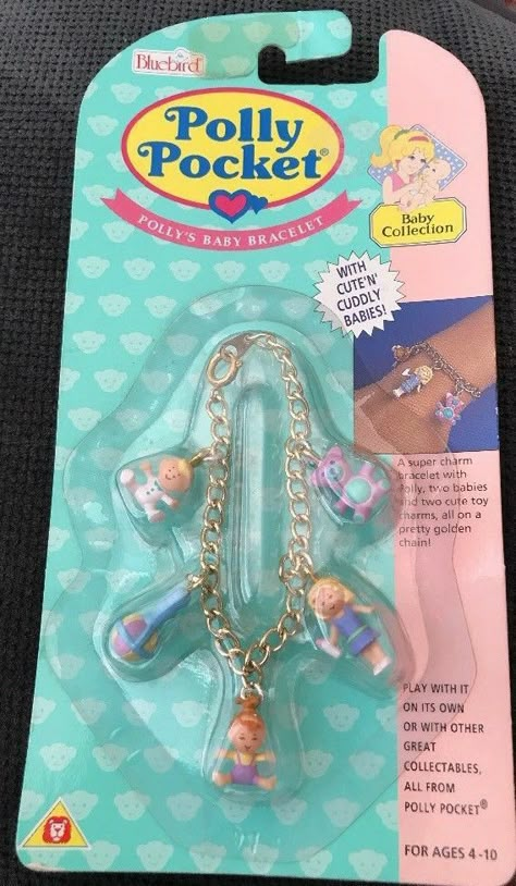 Gitar Vintage, Polly Pocket World, Polly Pocket Dolls, Vintage Polly Pocket, Polly Pockets, 90s Memories, 90s Toys, Nostalgic Toys, Baby Bracelet