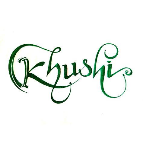 Khushi Name Art, Khushi Name Signature, Khushi Name Tattoo, Khushi Name Dp, Signature Of My Name, My Name Tattoo, Biker Logo Design, Anniversary Quotes For Him, Indian Army Quotes