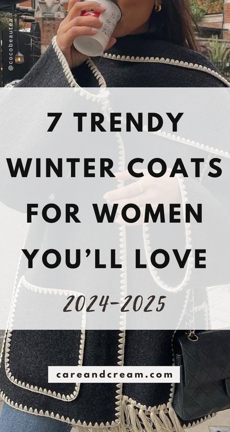 Looking for the latest 2024 coat trends for women? Find all the answers in our newest blog post. It’s the ultimate guide to women’s winter coat trends 2024. In this selection, we feature trendy coats for women, including trendy winter jackets and stylish winter coats. If you like faux fur, long, short, or chocolate brown coats, the list includes the best winter coats to match your style. Winter fashion trends 24/25, coat fashion. Winter Coats Women Aesthetic, Teal Coat Outfit Winter, Winter Coat Trends 2025, Must Have Coats Women, Winter Coats Women 2024, 2024 Coat Trends, Coat Trends 2024, Winter Coat 2024, Winter Coats 2024