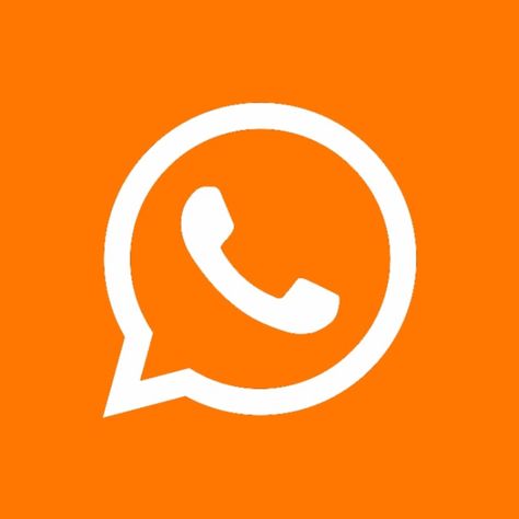 Orange Whatsapp Logo, Orange Whatsapp Icon, Orange Instagram Icon, Orange Icons For Apps, Whatsapp Widget, App Icon Orange, Whatsapp App Icon, Whatsapp App, Whatsapp Logo