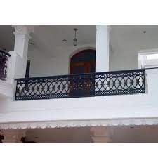 Cast Iron Balcony Railing at Rs 650/square feet | Cast Iron Railing | ID: 15070821012 Railing Design For Balcony, Iron Railing Design, Wrought Iron Balcony Railing, Design For Balcony, Cast Iron Railings, Exterior Handrail, Iron Balcony Railing, Staircase Railing Design, Modern Balcony