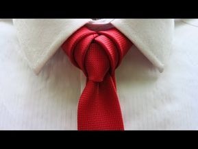 Cool Ways To Tie A Tie, How To Tie A Tie Video, Merovingian Knot, Different Tie Knots, How To Tie A Necktie, Cool Tie Knots, Tie Knots Men, Mens Ties Crafts, Tie Knot Styles