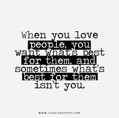 OUCH and very true. Live Life Happy, Moving On Quotes, All I Ever Wanted, Quotes About Moving On, When You Love, Moving On, A Quote, Love People, Note To Self