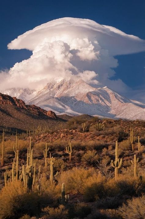 Desert Clouds, Carefree Arizona, Desert Scenes, Arizona Mountains, Mountain Aesthetic, Arizona Photography, Desert Mountains, Western Landscape, Southwest Art