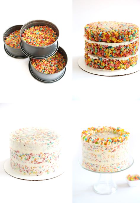 Airfryer Baking, Cereal Ideas, Rice Krispie Treats Cake, Rice Krispie Cake, Rice Crispy Cake, Fruity Pebbles Treats, Rice Krispie Cakes, Crispy Treats Recipe, Avocado Creme