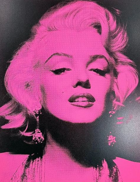 Russell Young - Marilyn Portrait (Magenta) For Sale at 1stDibs Pink Marilyn Monroe, Pink Portrait, Marilyn Monroe Poster, Cheetah Print Wallpaper, Y2k Posters, Iconic Poster, Music Album Art, Pink Posters, Collage Poster