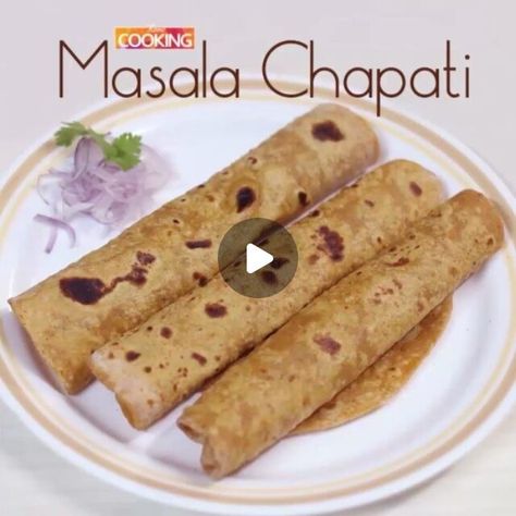 HomeCookingShow on Instagram: "Masala Chapati Recipe

Ingredients:
Wheat flour - 1-1/2 cups
salt
Turmeric powder - a pinch
Cumin Powder - 1/2 tsp
Kashmiri chilli powder - 1/2 tsp
Milk - 1/2 cup
Water
Ghee

Method:
Making the dough
1. To the wheat flour add salt, turmeric powder, cumin powder, kashmiri chilli powder. Mix well
2. Add milk and little water. Slowly knead to dough. Add water at intervals as needed.
3. Let the dough sit for 15 to 20 minutes
4. Make a small ball out of the dough and start rolling it flat
5. Toast the flattened dough evenly on both sides.
6. Add little ghee if you wish

#masalachapati #chapatirecipe #recipes #easyrecipes #easycooking #enjoycooking #happycookingwithhomecooking #foodie #foodgasm #foodtalkindia #instafood #instacooking #igfood #igcooking #ventunofood Chapati Recipe, Kashmiri Chilli, Chapati Recipes, Turmeric Powder, Chapati, Recipe Ingredients, Chilli Powder, Home Chef, Wheat Flour