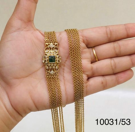 Price: 630/- Free shipping *Chandraharam *5 Lines *Antique Chandraharam Latest Designs, Chandra Haram Designs Gold, Chandraharam Designs, Chandra Haram, Haram Designs, Neck Pieces Jewelry, New Gold Jewellery Designs, Diamond Pendants Designs, Fancy Jewelry Necklace