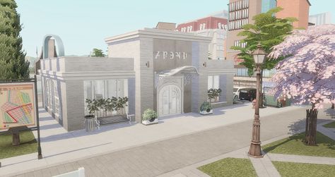 Sims 4 Nails, Spa Studio, Nail Salon And Spa, Studio Build, Willow Creek, Sims 4 Build, Yoga Studio, 2 Months, Nail Salon