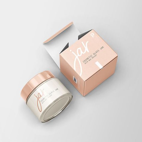 Jar Packaging Design, Plastic Food Packaging, Jar Packaging, Restaurant Flyer, Free Mockup Templates, Cosmetic Display, Cosmetic Design, Cosmetic Box, Box Mockup