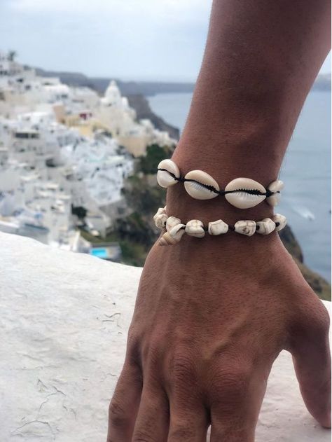 Shell Bracelet Men, Cowrie Bracelet, Mens Bracelet, Seashell Bracelet, Beach Bracelet, Summer Bracelet, Gift for Him. #shell #shellbracelet #cowrieshell #cowrieshellbracelet #braceletmen #mensbracelet #mens #men #mensfashion Cowries Necklace For Men, Cowrie Bracelet, Cowrie Earrings, Bracelet Seashell, Cowrie Shell Jewelry, Seashell Bracelet, Cowrie Shell Necklace, Puka Shell Necklace, Beachy Jewelry