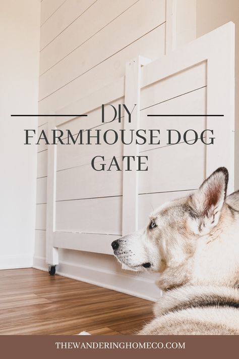 Extra Long Dog Gate, Homemade Dog Gate, Diy Extra Tall Pet Gate, Long Dog Gates Indoor Diy, Barn Door Dog Gate, Diy Dog Gate With Cat Door, Diy Pet Gate For Large Opening, Diy Doggie Gate, Diy Dog Gates Indoor Easy