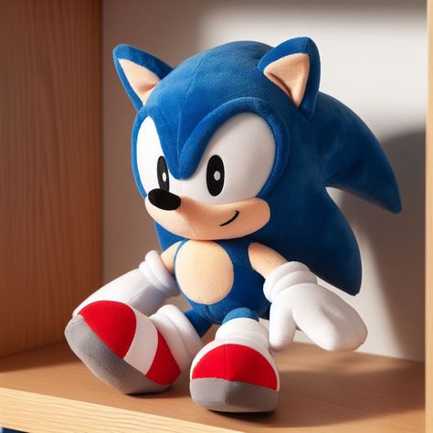 Cute Sonic, Sonic The Hedgehog Plush, Sonic Plush, Hedgehog Plush, Sonic Icon, Sonamy Comic, Sonic X, Nintendo Sega, Classic Sonic