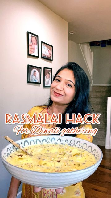 Nidhi Parmar on Instagram: "How to make Kesar Rasmalai for big Crowd in no time : I do this every time I host party and its always a hit. Basically what I do is, boil milk and condensed milk with cardamom and kesar flouring until the milk reduce to half of the quantity. Let it cool down a bit and there comes an interesting part, add readymade rasmalai Patties 🙂 squeeze the patties and dunk them in to the milk. Garnish with chopped dry fruit and serve chilled. Ingredients : Readymade Rasmalai Patties (10 patties) 3 cups whole milk 7 oz condensed Milk 1/4 tsp Kesar(saffroan) 1/2 tsp Cardamom powder Procedure : This recipe will make 10 rasmalai -> boil milk and condensed milk with cardamom and kesar flouring until the milk reduce to half of the quantity. -> Transfer the milk in to a bo Milk Powder Rasmalai Recipe, Rasmalai Recipe, Eid Sweets, Host Party, Big Crowd, Make 10, Dry Fruit, Cardamom Powder, Dry Fruits