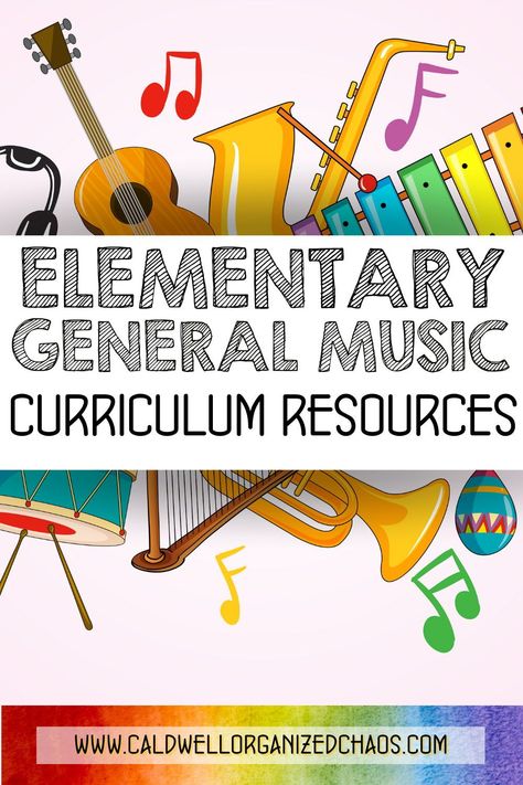 This is a great resource whether you are starting from scratch or looking to make some changes to the curriculum you already have. This general music curriculum set will serve as an idea bank with everything you need to create and/or develop an engaging elementary music curriculum. You will find ideas for lesson content/sequencing, curriculum mapping, long-term planning, ready to use resources, and so much more to support your elementary music class. #musiccurriculum #elementarymusic Teaching Music Theory, Elementary Choir, Music Lesson Plans Elementary, Music Class Activities, Elementary Music Class, Music Teaching Resources, Homeschool Music, Elementary Music Lessons, Elementary Music Teacher