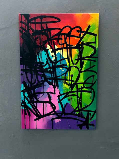 Painting Graffiti Style, Spray Paint Graffiti Art, Black Graffiti Art, Graffiti Book Cover, Grafitti Art Ideas Inspiration, Grafitti Art Ideas, Music Exhibition, Graffiti Furniture, Hiphop Graffiti