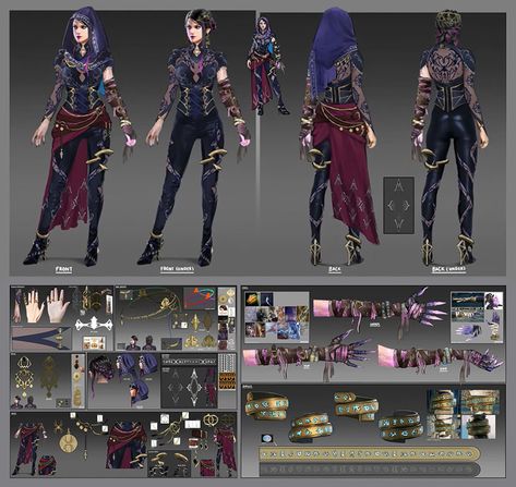 Zafina Concept Art - Tekken 8 Art Gallery Zafina Tekken, Tekken Girls, Tekken 8, Female Elf, Character Sheet, Character Designs, Creature Design, Game Character, Game Design