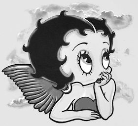 Betty Boop Pictures Archive - BBPA: Betty Boop angel graphics Tattoo Guardian Angel, Betty Boop Tattoos, Guardian Angel Tattoo, Angel Tattoos, Cholo Art, Fairy Tattoo Designs, Music Tattoo Designs, Black Betty Boop, Angel Wings Tattoo