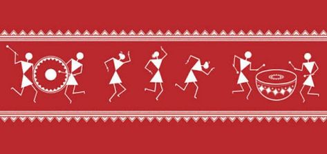 This is Warli Painting made by Renu Tayal ... Warli Motifs, Home Based Business Ideas, Warli Paintings, Worli Painting, Warli Painting, Art Motifs, Indian Wall Art, Warli Art, Painting Images