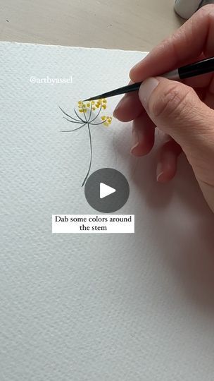 1.6K views · 80 reactions | Let’s paint some wildflowers! 

I’m also sharing long videos on my YouTube channel—link in bio or just search for ‘artbyassel.’ 

You can also find me on TikTok!
•
•
•
•
•
•
•
•
•
•
•
•
#WatercolorWildflowers #BotanicalArt #LooseWatercolor #ArtbyAssel #WildflowerPainting #WatercolorArtist #FloralArt #ArtForYouTube #WatercolorTips #TikTokArt #CreativeWatercolor #PaintingTutorial #WatercolorProcess | Assel Jaffee | Josh Vietti · We Don't Talk Anymore How To Paint Wildflowers Easy, Wildflower Painting Tutorial, How To Paint Wildflowers Acrylic, Wildflower Painting Easy Tutorial, Wild Flower Painting Acrylic Tutorial, Wildflower Watercolour Painting, We Don't Talk Anymore, Wildflower Paintings, Paintings Tutorials