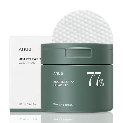 ANUA Heartleaf 77 Toner Pad 70 Sheets, PHA Dead Skin Care Low pH Daily Toner Pad exfoliating 77 Toner, Pha Toner, Dream Skincare, Toner Pads, Korean Glass Skin, Skincare Wishlist, Skin Care Toner Products, Exfoliating Toner, Korean Skin Care