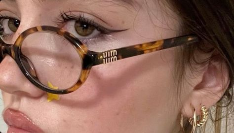 Miu Miu Glasses, Glasses Inspiration, Girly Girl, Makeup Inspo, Maquillaje De Ojos, Girly Things, Dream Life, Miu Miu, Cool Girl