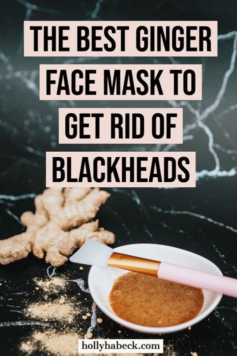 Ginger Blackhead Mask — How to Make an Easy DIY Blackhead Remover Diy Blackhead Remover, Satisfying Black Head Removal Video, Glowing Body Skin, Blackheads On Face, Blackhead Remover Diy, Black Head Remover Mask, Blackhead Remover Tool, Zits Popping, Nose Cleaner