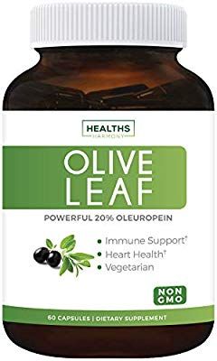 Amazon.com: Olive Leaf Extract (Non-GMO) Super Strength: 20% Oleuropein - 750mg - Vegetarian - Immune Support, Cardiovascular Health & Antioxidant Supplement - No Oil - 60 Capsules: Gateway Natural Immune Support, Yeast Infection Causes, Olive Leaf Extract, Super Strength, Best Essential Oils, Olive Leaf, Immune Support, Cardiovascular Health, Immune Health