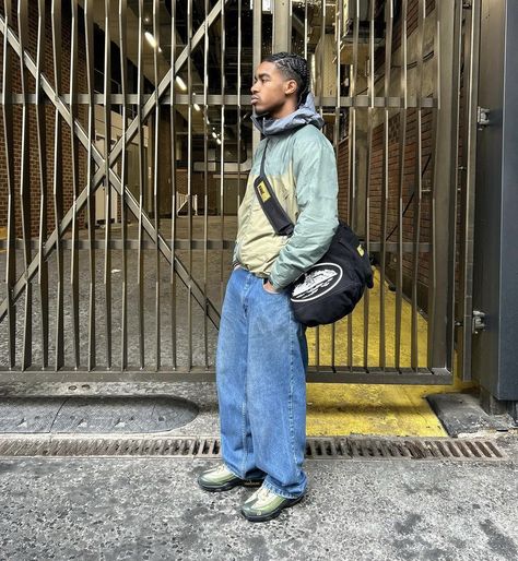 Airmax 95s Outfit Men, Timbs Streetwear, Air Max 95 Outfit Men, Airmax 95 Outfit, Nike Air Max 95 Outfit, Cdg Air Max 95, Men’s Fashion Gorpcore, Streetwear Ideas, Street Style Outfits Men