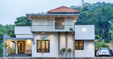 20 Lakh Budget House Plan, Low Cost House Plans, Indian House Exterior Design, Budget House Plans, Modern Tropical House, Low Cost Housing, House Design Trends, Modern Bungalow House, Building House Plans Designs