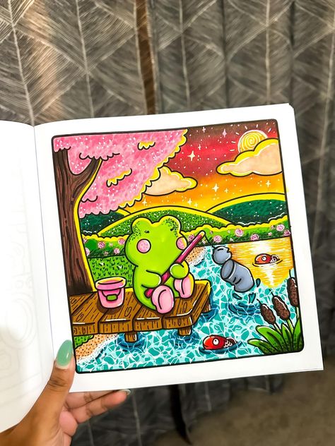 Little Fuzzy Coloring Book, Coco Wyo Cozy Friends Coloring Pages Finished, Comfy Days Coloring Book Finished, Cozy Friends Coloring Pages Finished, Comfy Days Coloring Book, Cozy Friends Coloring Book Finished, Finished Bobbie Goods Coloring Pages, Hygge Colors, Bobbi Goods