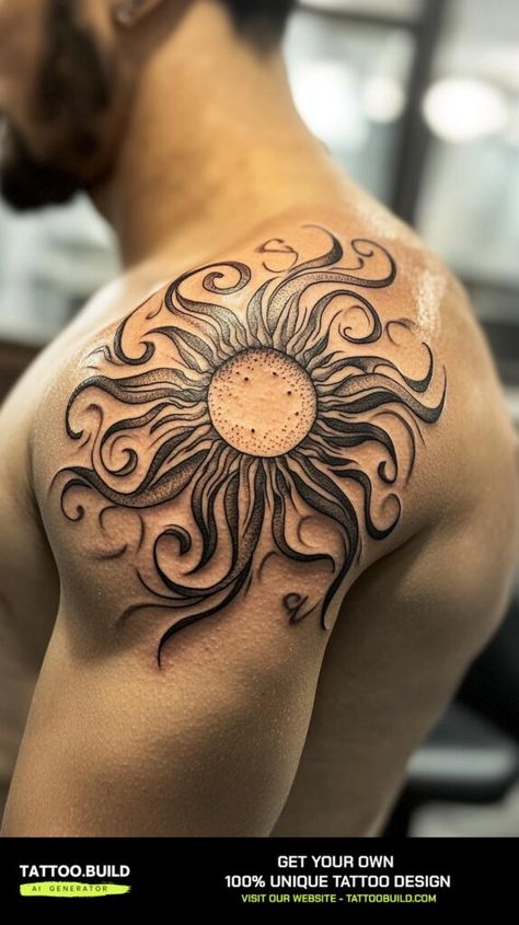 Discover Stunning Back Tattoo Designs for Men Inspiration Galore at Tattoo Build Full Shoulder Tattoo Men, Shoulder Tats Men, Top Of Shoulder Tattoo Men, Shoulder Chest Tattoo, Men's Shoulder Tattoo, Shoulder Tattoo Men, Men Shoulder Tattoo, Shoulder Tattoo Designs, Top Of Shoulder Tattoo