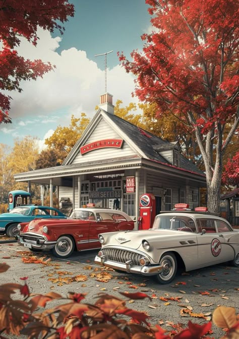 Bring the retro charm of the 1950s to your man cave with this vintage photo print of a classic business diner and old truck! This eye-catching wall art captures the nostalgic character of mid-century Americana. Elevate your space with this stylish, high-quality print that's perfect for any man cave, garage, or vintage-inspired home decor. vintage 1950s diner photo, 1950s business diner restaurant, retro 1950s diner photography, 1950s diner wall art, vintage diner print, 1950s diner decor, 1950s truck photography, old truck photo, vintage truck wall art, 1950s man cave art, retro diner photography, old school diner print, classic diner scene, vintage car photography, antique truck print, 1950s nostalgia art, mid-century modern wall art, rustic diner wall decor, industrial diner photography, Classic Car Pictures, American Diner Interior, Old Cars Vintage 1950s, 1940s Diner, 1950s Truck, 80s Vintage Aesthetic, 50s America, Old Car Garage, Gas Station Restaurant