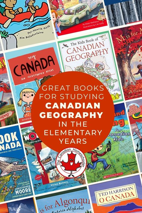 Are you looking for some great books to introduce the geography of Canada or to add onto an existing study? Here is a list of some of the best Canadian geography books for elementary children from preschool through grade 7. Canadian Geography Homeschool, Canada Unit Study, Elementary Geography Activities, Geography Of Canada, Canadian Geography, Canada For Kids, Homeschool Units, Elementary Geography, All About Canada