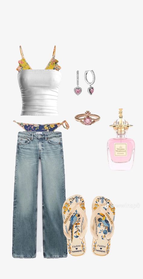 Beachcore Outfit, Summer Swag, Beach Nails, Girl Fits, Refashion Clothes, Cute Summer Outfits, Summer Fashion Outfits, Beach Hair, Fashion Killa