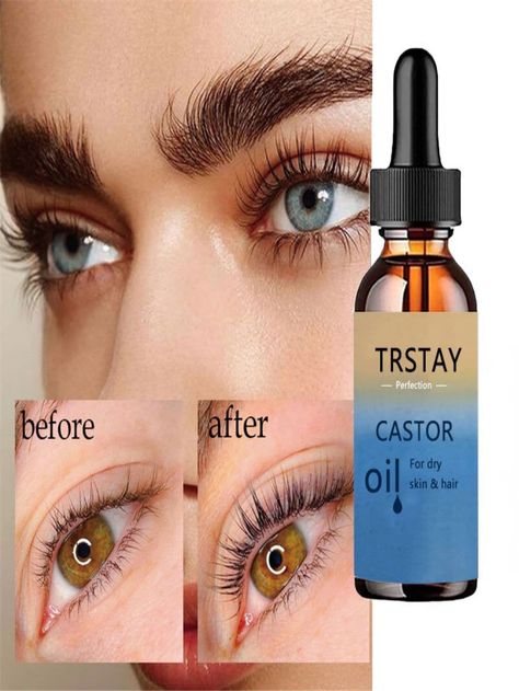 5ML/15ML/30ML/50ML/TRSTAY New Arrivals Eyebrow Growth Serum Essential Oils Eyelash Essence Castor Oil Beard Growth Essence Rapid GrowthI discovered amazing products on SHEIN.com, come check them out! Grow Eyebrows Faster, Castor Oil Eyebrows, Eyebrow Growth Serum, How To Grow Eyebrows, Oil For Dry Skin, Eyebrow Growth, Castor Oil For Hair, Hair Growth Serum, Beard Growth