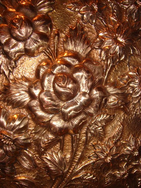 Copper Artwork, Faraway Tree, Metal Embossing, Copper Decor, Copper Design, Copper Penny, Copper Kettle, Bright Copper, Copper Art