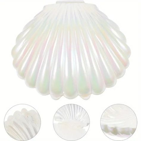 Plastic Containers Sea Shells Candy Boxes Seashell - Temu Seashell Party, Small Item Storage, Make Up Organiser, Candy Containers, Party Treats, Candy Boxes, Creative Jewelry, Chocolate Box, Treat Boxes