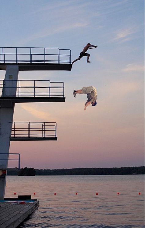 Diving Board Photography, Facing Fears Aesthetic, Springboard Diving Aesthetic, Diving Board Aesthetic, Diving Aesthetic Sport, Storyboard Film, Facing Fears, High Diving, Storyboard Examples