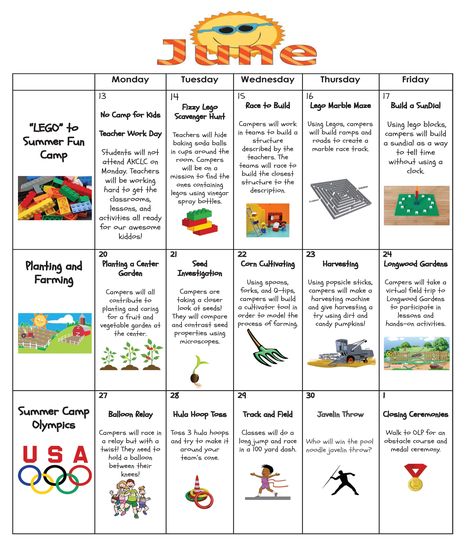 Summer Program Ideas, Camp Kindergarten, Summer Daycare, Summer Preschool Themes, Preschool Summer Camp, Camping Preschool, Daycare Themes, Summer Camp Themes, School Age Activities