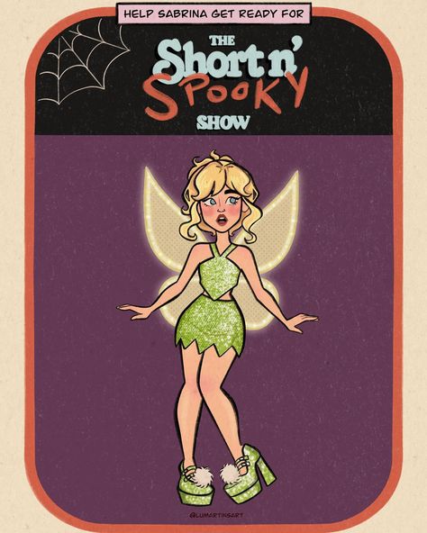 short n’ spooky! 🕸️ wasn’t planning on drawing a halloween version for the sabrina paper doll but her costumes were too good 💚 tinker bell was iconic but sandy from grease was my favorite! (prints available) #sabrinacarpenter #paperdoll #shortnspooky #shortnsweet #shortnsweettour #halloween #sabrinacarpenterfanart Sandy From Grease, Olivia Lyrics, Sabrina Carpenter Style, Art Journal Therapy, Halloween Drawings, Cute Costumes, Motivational Art, Tinker Bell, Neon Genesis Evangelion