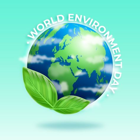 Realistic world environment day with pla... | Free Vector #Freepik #freevector #world-day #world-environment #environment-day #international-day Giraffe Art, Environment Day, World Environment Day, 3 R, Save Earth, Graphic Resources, Planets, Vector Free, Paper Crafts