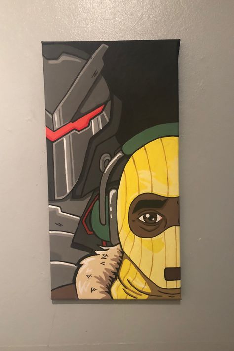 Fortnight canvas Fortnite Painting, Pop Culture Art, Mural Art, Iconic Characters, Painting Techniques, Culture Art, Fortnite, Cute Drawings, Pop Culture