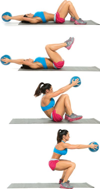 This is a full body exercise and also one of the power packed medicine ball core workouts that work the major muscle groups of the body all at the same time. Medicine Ball Exercises, Oxygen Magazine, Agility Workouts, Medicine Ball Workout, Ball Workout, Medicine Balls, Pilates Training, Basketball Workouts, Medicine Ball