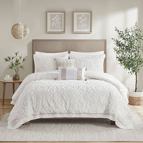 Cream And White Bedding, Dorm Sheets, Cotton Comforter Set, 100 Cotton Duvet Covers, Harbor House, Bamboo Sheets, Cotton Comforters, Queen Comforter Sets, Bedding Stores