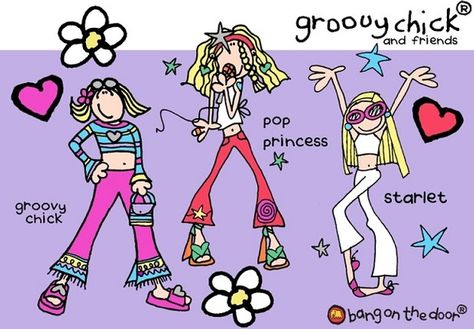 Groovy Chick, Sharpie Drawings, Y2k Art, Kids Graphics, Storybook Art, Kindergarten Books, Apple Bottoms, Black Love Couples, Hashtag Relatable